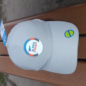 PGA  Jr. League Stitched Patch Golf Strap-on Cap Hat Adult New